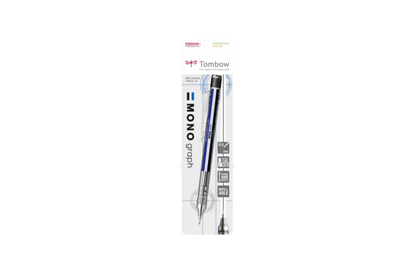 Tombow - Mono Graph Pencil | White Blue Black 0.5