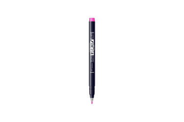 Tombow - Fudenosuke Hard Small Tip Calligraphy Pen | Neon 90 Pink