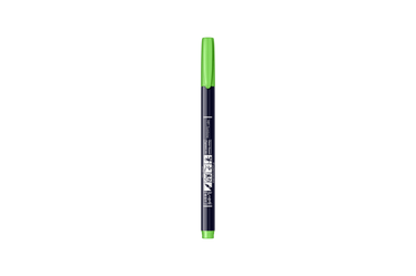 Tombow - Fudenosuke Hard Small Tip Calligraphy Pen | Neon 92 Green