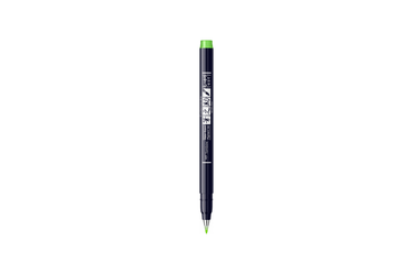 Tombow - Fudenosuke Hard Small Tip Calligraphy Pen | Neon 92 Green
