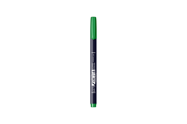 Tombow - Fudenosuke Hard Small Tip Calligraphy Pen | Vivid 07 Green