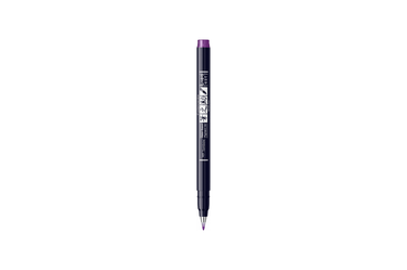 Tombow - Fudenosuke Hard Small Tip Calligraphy Pen | Vivid 18 Purple