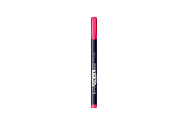 Tombow - Fudenosuke Hard Small Tip Calligraphy Pen | Vivid 22 Pink