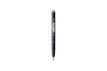 Tombow - Fudenosuke Hard Small Tip Calligraphy Pen | Vivid 49 Grey