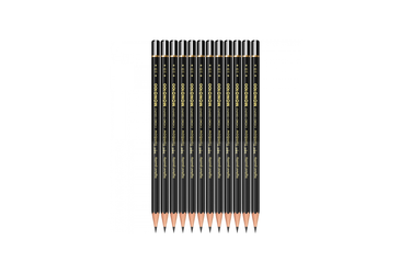Tombow - MONO 100 Black 2B Graphite Pencils | Set of 12