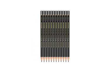 Tombow - MONO 100 Black 4H Graphite Pencils | Set of 12