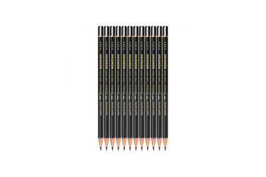 Tombow - MONO 100 Black 6H Graphite Pencils | Set of 12