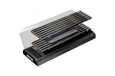 Tombow - MONO 100 Black 8H Graphite Pencils | Set of 12
