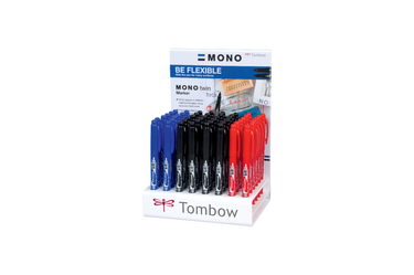 Tombow - MONO Twin Fine Tip Permanent Marker | Black
