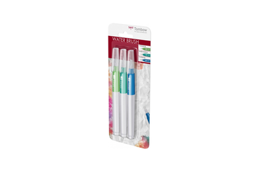 Tombow - Reservoir Watercolor Brushes | Set of 3 - Fine, Medium, Flat