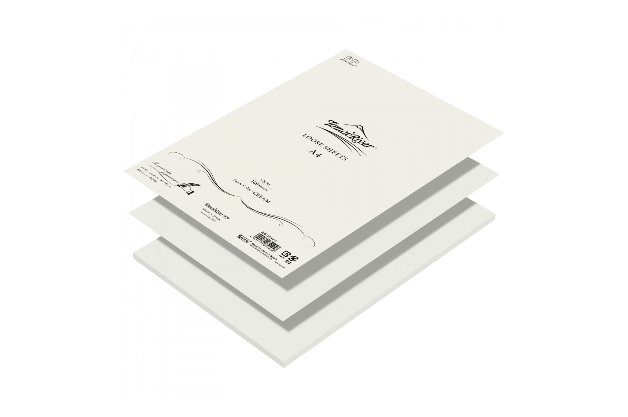 Tomoe River - A4 Cream Plain Loose Sheets | 100 pages