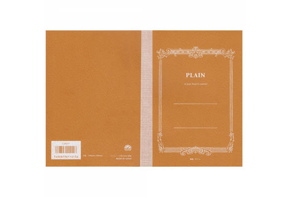 Tsubame - Plain A5 | Cream Plain Notebook | 64 pages