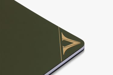 Visconti - Essential | Green Classic Notebook - Plain 60 pages