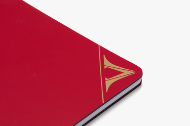 Visconti - Essential | Red Classic Notebook - Plain 60 pages
