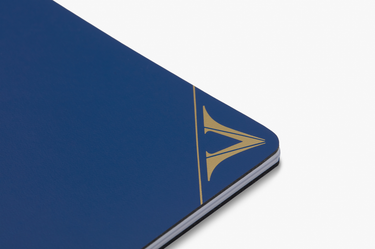 Visconti - Essential | Blue A4 Notebook - Plain 60 pages