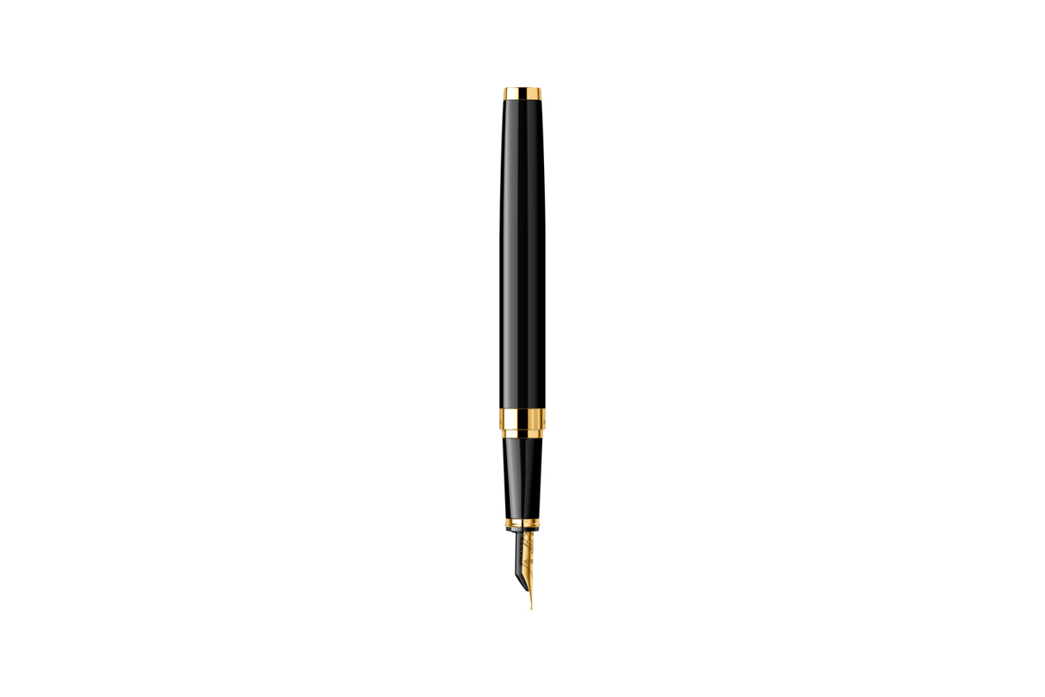 Waterman - Exception Slim | Black Laquer - Gold Trim |