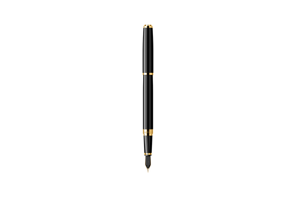 Waterman - Exception Slim | Black Laquer - Gold Trim |