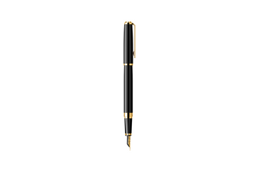 Waterman - Exception Slim | Black Laquer - Gold Trim |