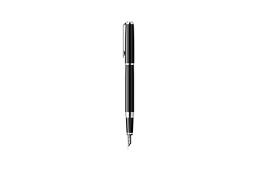 Waterman - Exception Slim | Black Laquer - Silver Trim |