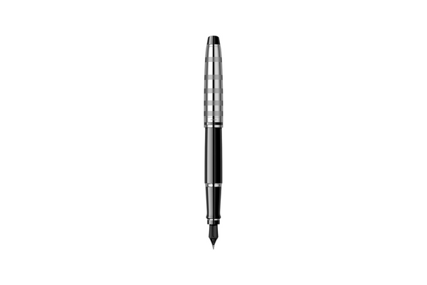 Waterman - Expert Deluxe | Black - Silver Trim |