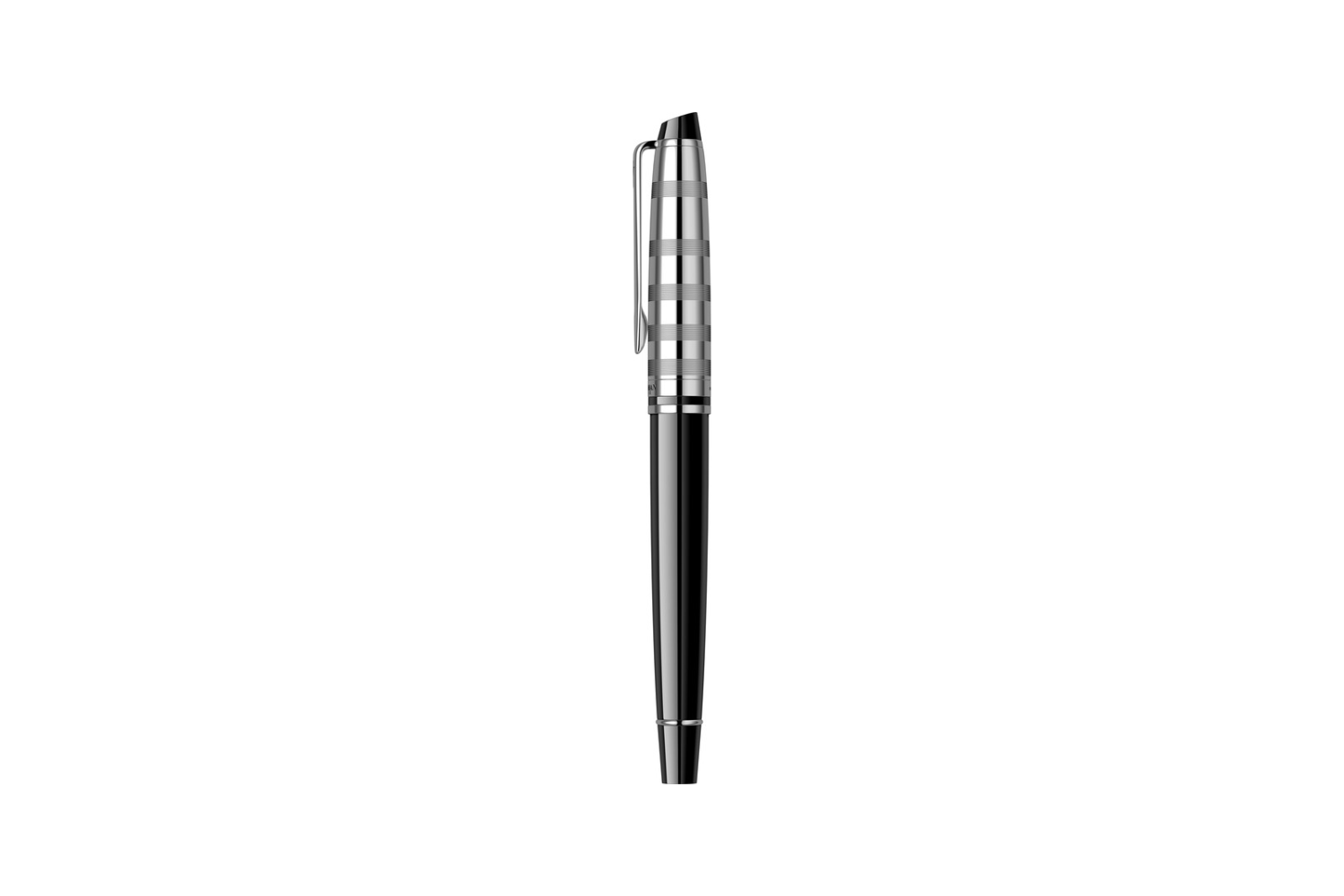 Waterman - Expert Deluxe | Black - Silver Trim |