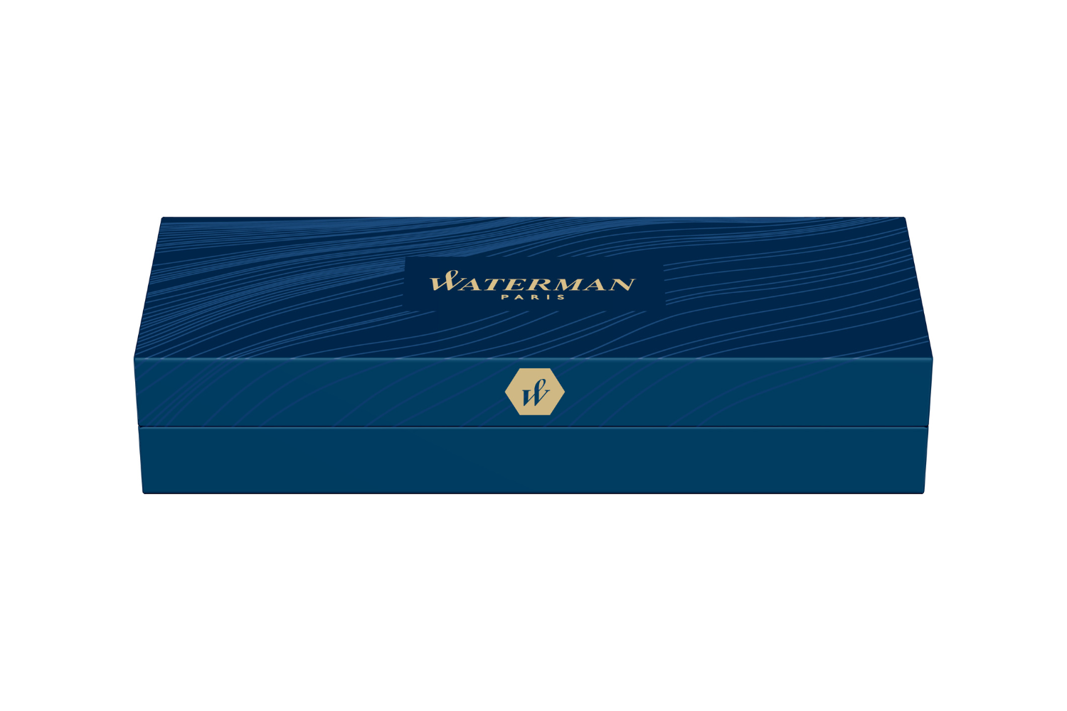 Waterman - Expert Deluxe | Dark Blue Wave - Silver Trim |