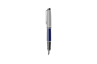 Waterman - Expert Deluxe | Dark Blue Wave - Silver Trim |