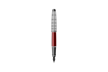 Waterman - Expert Deluxe | Dark Red - Silver Trim |