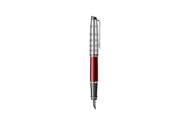Waterman - Expert Deluxe | Dark Red - Silver Trim |