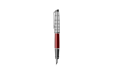 Waterman - Expert Deluxe | Dark Red - Silver Trim |