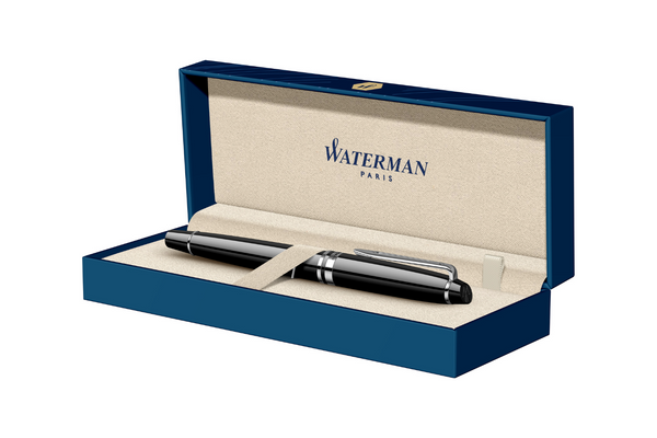 Waterman - Expert Essential | Black Laquer - Silver Trim |