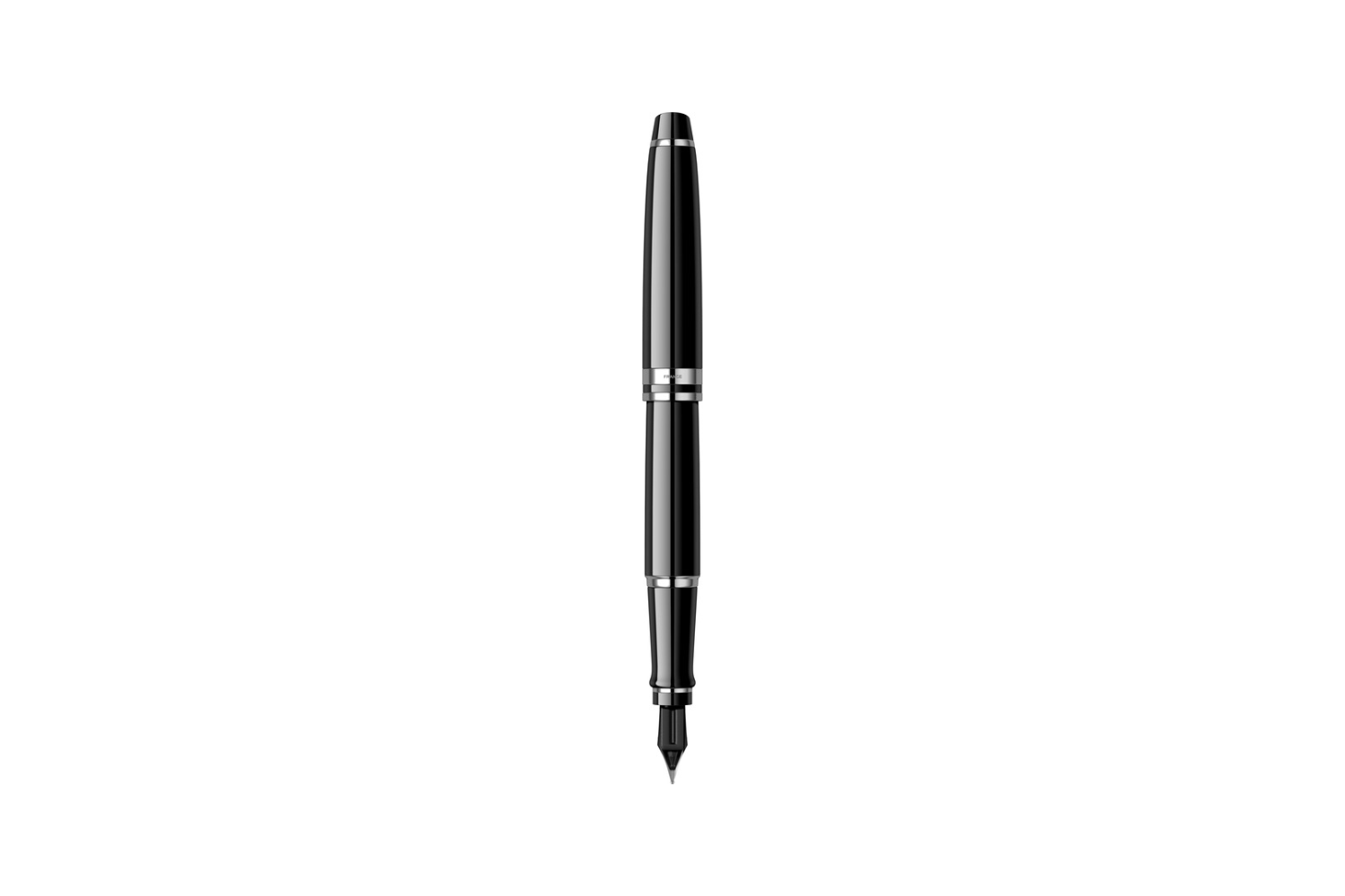 Waterman - Expert Essential | Black Laquer - Silver Trim |