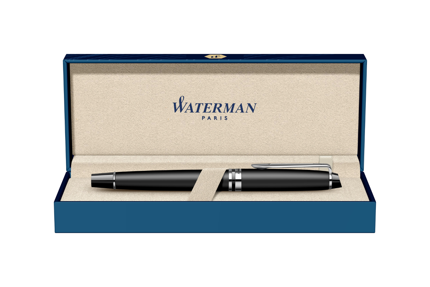 Waterman - Expert Essential | Black Matte - Silver Trim |