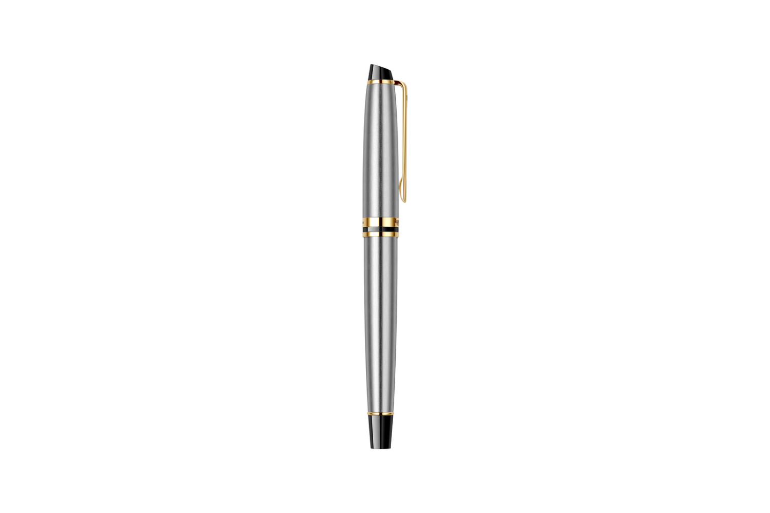 Waterman - Expert Essential | Stainless Steel - Gold Trim |