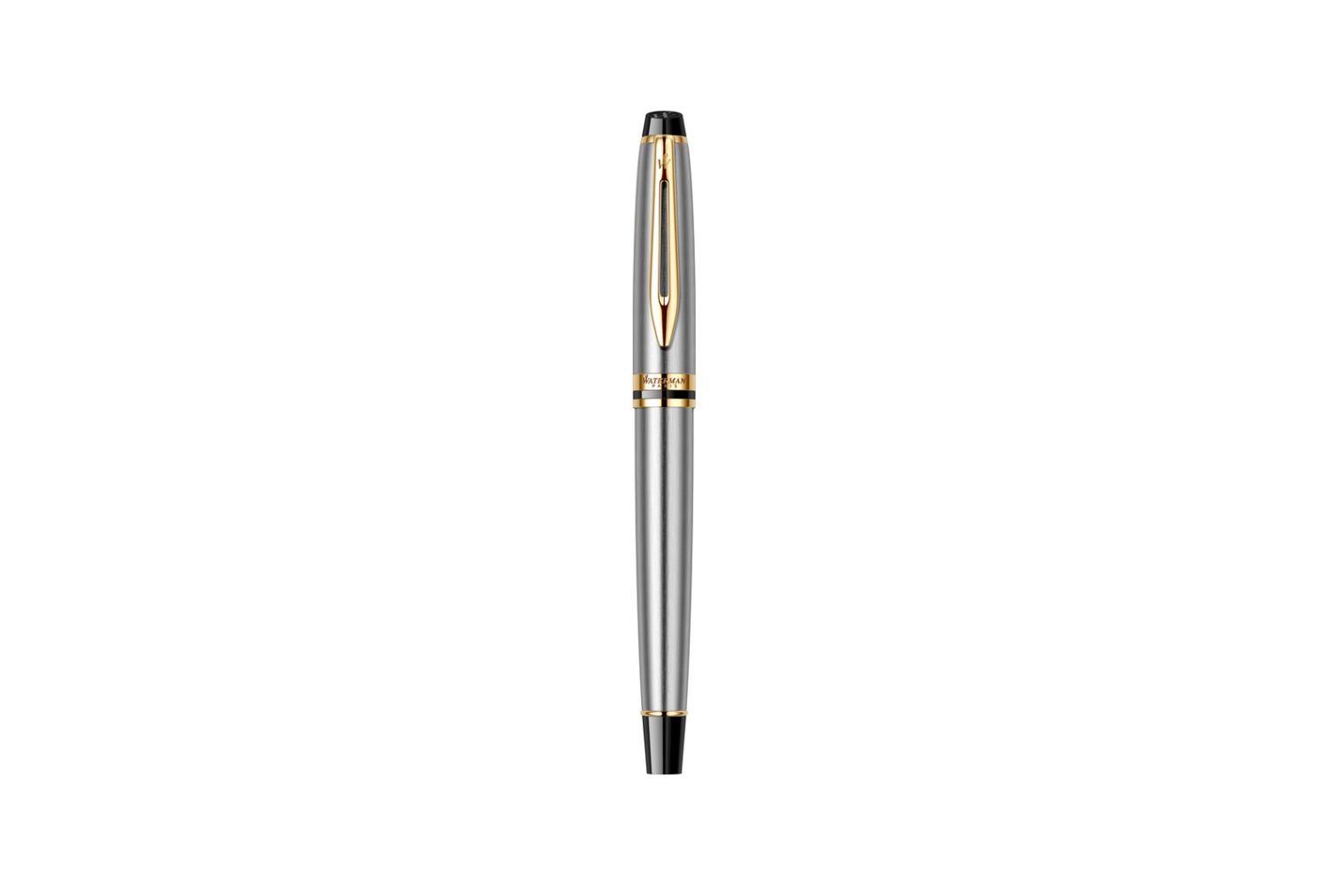 Waterman - Expert Essential | Stainless Steel - Gold Trim |