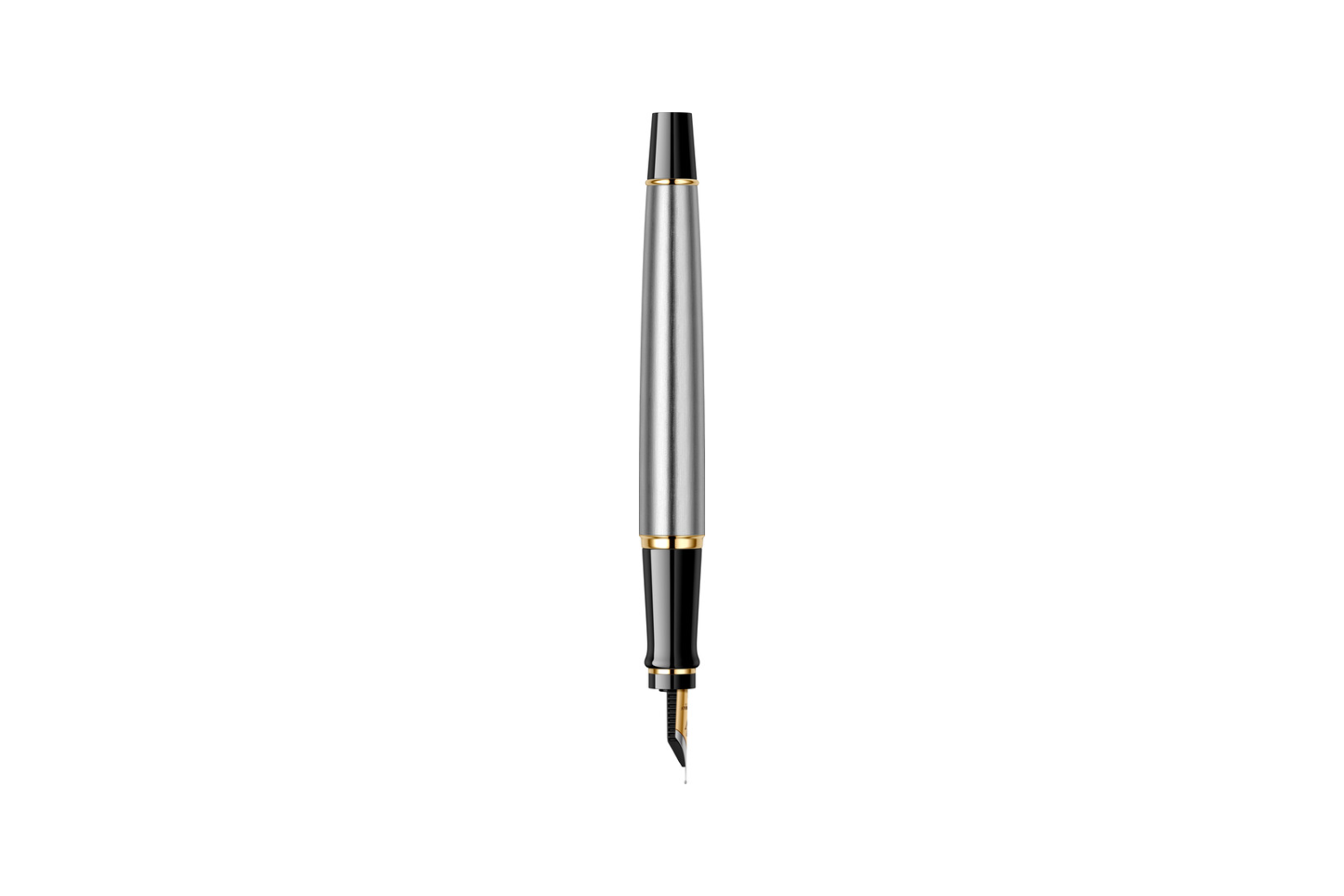 Waterman - Expert Essential | Stainless Steel - Gold Trim |