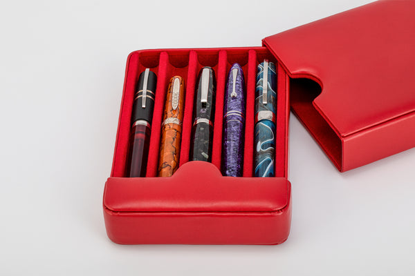 Leather Pen Case Fountain Pen Holder Luxury Pen Dispaly Box 