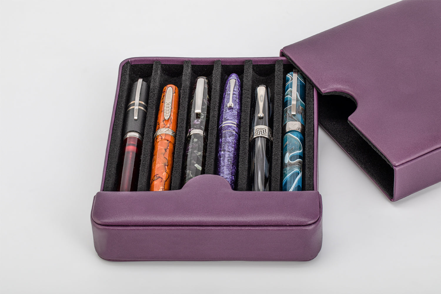 Breton - Travel Case For 6 Fountain Pens (Lavendel)