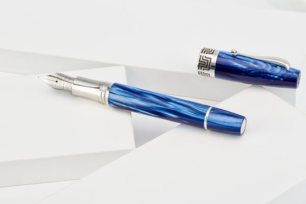 Montegrappa - 1930 Extra - Mediterranean Blue Celluloid Fountain Pen