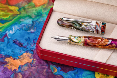 Stipula - Etruria Faceted Psychedelic Rainbow Pen Venture Exclusive
