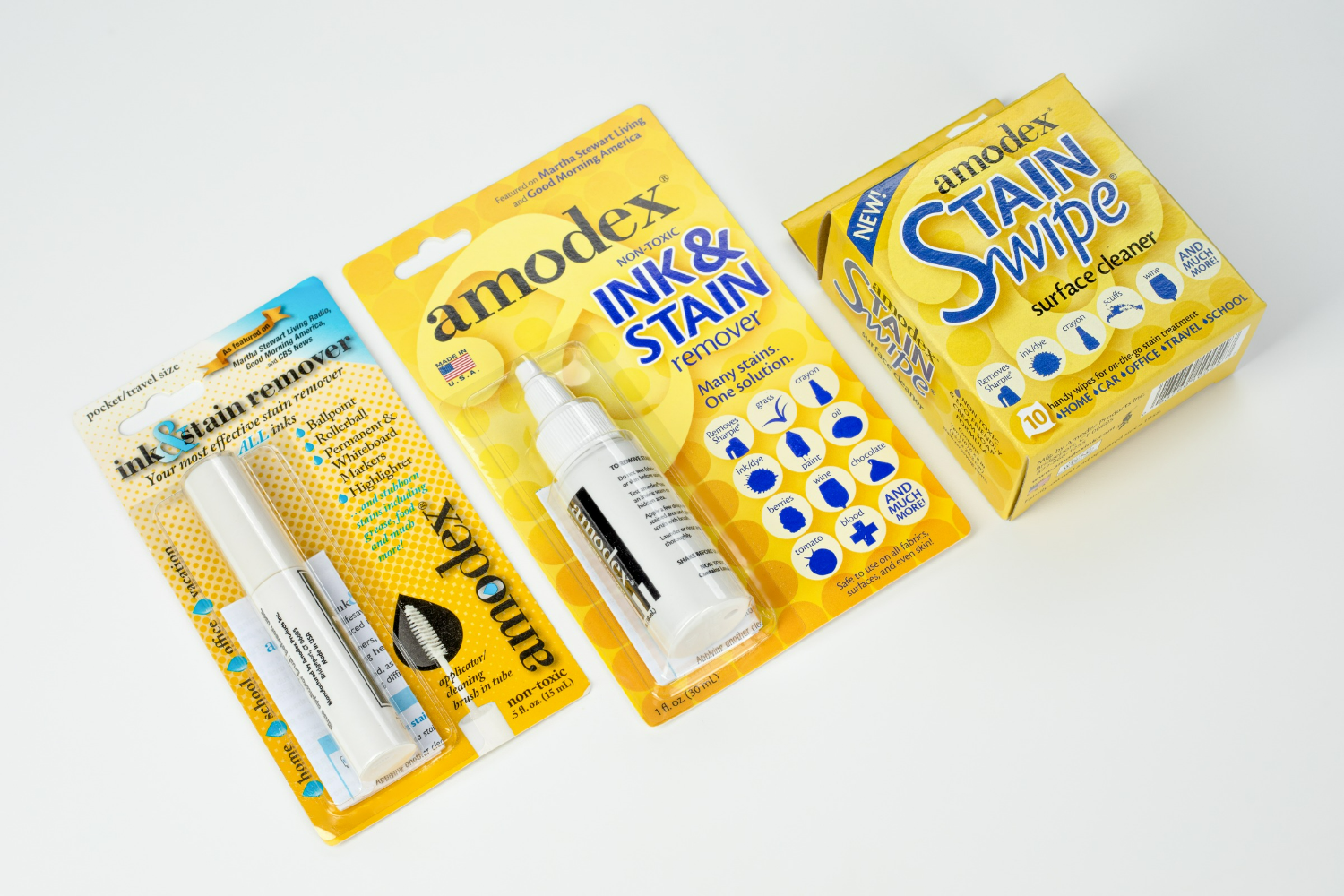 Amodex - Ink Stain Remover Bundle | One of each |