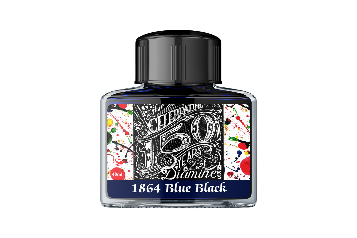 Diamine 150th Anniversary - 1864 Blue Black Bottled Ink 40 ml