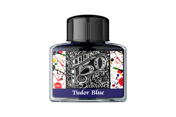 Diamine 150th Anniversary - Tudor Blue Bottled Ink 40 ml