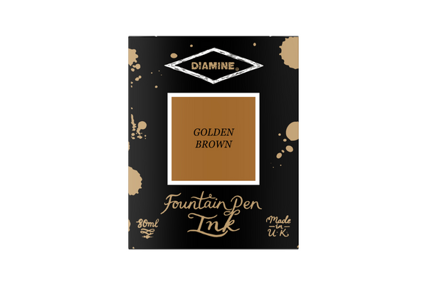 Diamine Golden Brown - Bottled Ink 80 ml