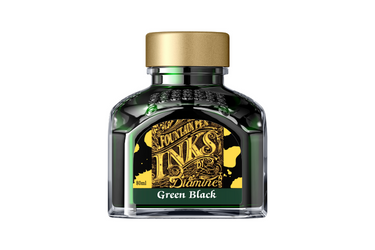 Diamine Green Black - Bottled Ink 80 ml