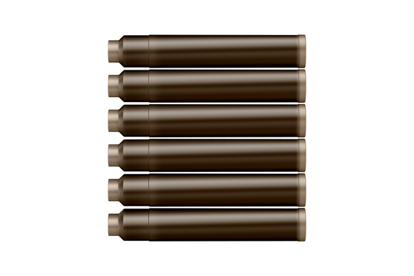 Diamine Chocolate Brown - Ink Cartridges (6)