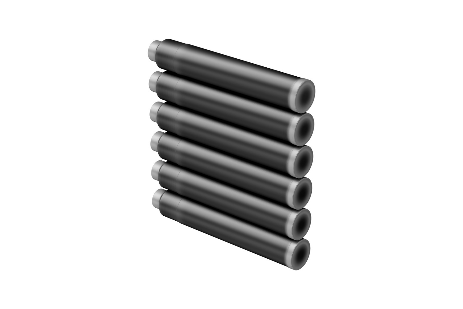 Diamine Grey - Ink Cartridges (6)