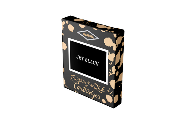 Diamine Jet Black - Ink Cartridges (6)