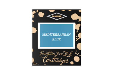 Diamine Mediterranean Blue - Ink Cartridges (6)