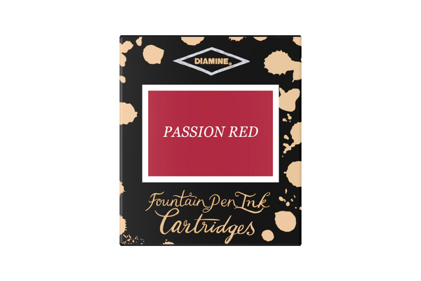 Diamine Passion Red - Ink Cartridges (6)
